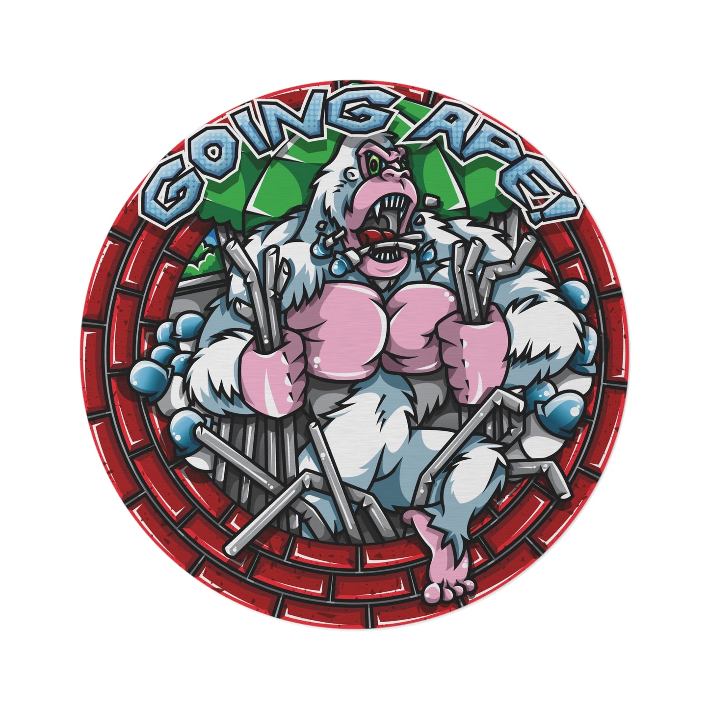 Going Ape Round Rug